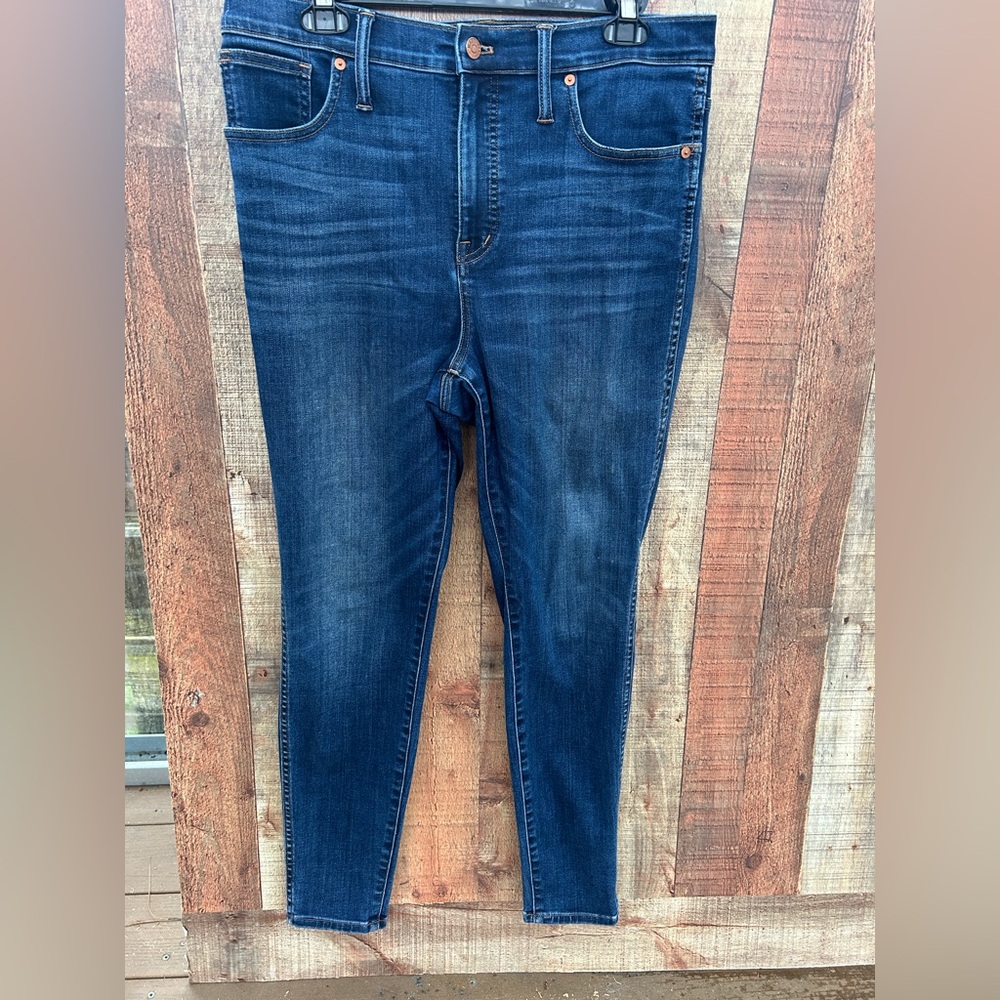 MADEWELL 10” High Rise Skinny Jeans size 32